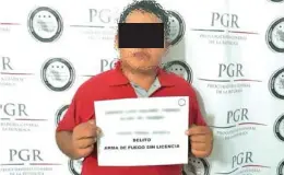  ??  ?? Fue llevado al penal de Tuxpan/ Cortesía