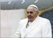  ?? ALESSANDRA­TARANTINO/ASSOCIATED PRESS ARCHIVE ?? Pope Francis released a document June 18 that calls for the church to take up his message on curbing climate change. He urged all people to save God’s creation for the future.