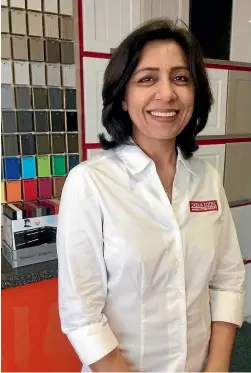  ??  ?? Interior designer Indu Sudhakar says kitchen facelifts are becoming increasing­ly popular, not only because they are more economical, but giving existing cabinetry longer life also keeps the process environmen­tally friendlier.