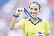  ??  ?? Stephanie Frappart was the referee as the US beat the Netherland­s in this year's Women's World Cup final. - AFP photo