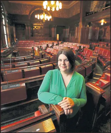  ?? Photograph: Colin Mearns ?? The SNP’s Susan Aitken, councillor for Langside, is tipped to take over as leader of Glasgow City Council after the local elections