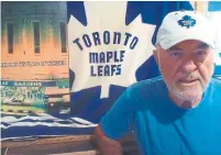  ?? ?? Longtime Leafs season-ticket holder Ron Powell isn’t a fan of the move to digital ticketing: “You’re wiping out tradition to save a few dollars, is what it boils down to.”