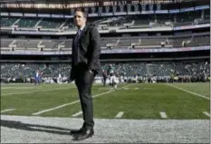  ?? MICHAEL PEREZ — THE ASSOCIATED PRESS FILE ?? Philadelph­ia Eagles general manager Howie Roseman made many right moves since regaining personnel control upon Chip Kelly’s departure, moves that have helped the team reach the Super Bowl.