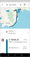  ??  ?? Wenn Sie den Google-standortve­rlauf aktiviert haben, können Sie Ihr eigenes Bewegungsp­rotokoll einsehen.