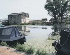  ??  ?? The area on Fletton Quays where it is proposed a new bridge would be built