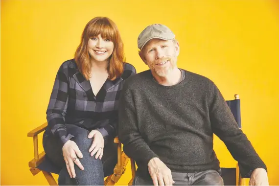  ?? PHOTOS: APPLE TV+ ?? Dads, a documentar­y directed by Bryce Dallas Howard, features lots of star power, including her pop Ron Howard, but the real focus is on a handful of everyday fathers.