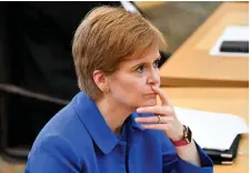  ??  ?? First Minister Nicola Sturgeon said students may have to isolate before returning home for Christmas – but that no decision had been made yet