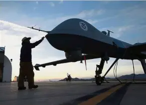  ?? — Filepic ?? Google will be using its AI to make the US military drones better at distinguis­hing people and objects.