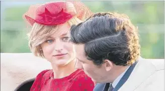  ??  ?? PRINCESA. Emma Corrin interpreta a Diana Spencer desde la cuarta temporada de “The Crown”