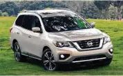  ??  ?? Pathfinder, one of Nissan’s best known and most popular nameplates in its nearly 60-year history in the United States, is reborn for the 2017 model year with more adventure capability, a freshened exterior look and enhanced safety and technology.