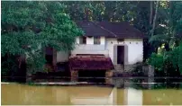  ??  ?? The house which was located in Kerala.