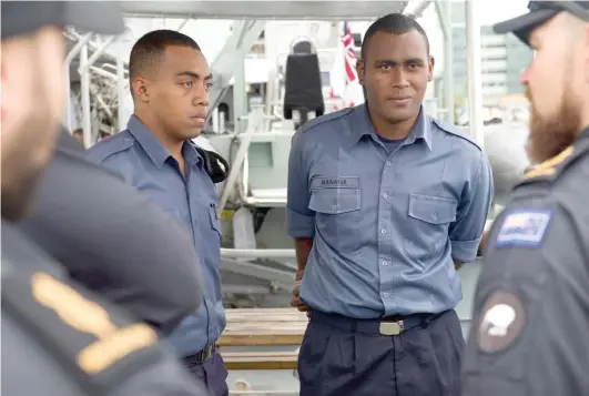  ?? Photo: New Zealand Defence Force ?? The deployment of RNZN ships provide a valuable training experience for sailors of the Fijian Navy.