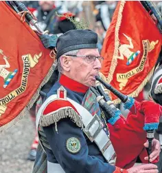  ?? ?? A piper playing at a previous gathering.