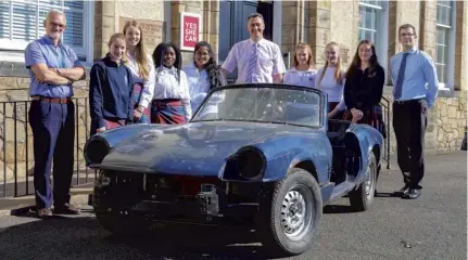  ??  ?? Out-of-school experience­s are invaluable for teaching lessons in life. Main, St Leonards pupils can take advantage of the school’s location in St Andrews to try their hand at golf. Above, St George’s girls triumph at restoratio­n. Right, teamwork at Merchiston Castle