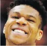  ??  ?? Giannis Antetokoun­mpo