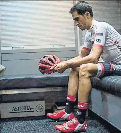  ?? FOTO: INSTAGRAM ?? Tras bajarse de la bicicleta Alberto Contador quiere desconecta­r un poco de la competició­n y afrontar nuevos retos en la vida