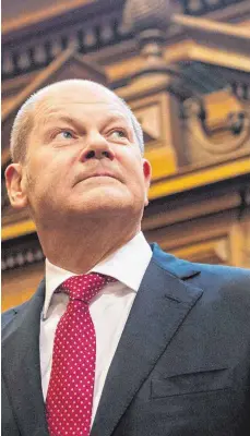  ?? FOTO: DPA ?? Hamburgs Erster Bürgermeis­ter Olaf Scholz (SPD) fordert harte Strafen für die G20-Gewalttäte­r.