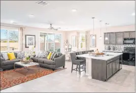  ?? Mark Skalny Beazer Homes ?? Beazer Homes will showcase its collection of new single- and two-story homes at its Burson planned communitie­s in Pahrump this weekend.