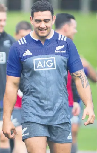  ?? Picture / Brett Phibbs ?? Five- test rookie hooker Codie Taylor will start for the All Blacks in Sydney tonight.