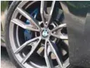  ?? ?? The M340i comes with 19-inch wheels and blue brake calipers