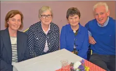  ?? (Pic: John Ahern) ?? Supporting last Friday night’s fundraiser for St. Mary’s Church in Castletown­roche Community Centre, were, l-r: Nora Foley, Anne Daly, Nora Ahern and Richard Ahern.