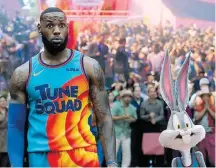  ?? WARNER BROS. PICTURES ?? Ofensiva. LeBron e os Looney Tunes para ganhar o público