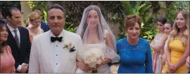  ?? WARNER BROS. PICTURES ?? From left, Andy Garcia, Adria Arjona and Gloria Estefan star in the latest remake of “Father of the Bride,” streaming on HBO Max.