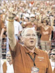  ?? RODOLFO GONZALEZ / AMERICAN-STATESMAN ?? Longhorns interim Athletic Director Mike Perrin decided not to roll back season ticket prices or announce a change in resale policy.