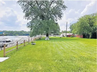  ?? TOM SHEPHERD ?? A recent photo shows the site of the Ton farm, Chicago’s first nationally recognized Undergroun­d Railroad site. The land now is home to Chicago’s Finest Marina.