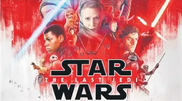 ??  ?? ‘Star Wars: The Last Jedi’ lands in cinemas Dec 15.