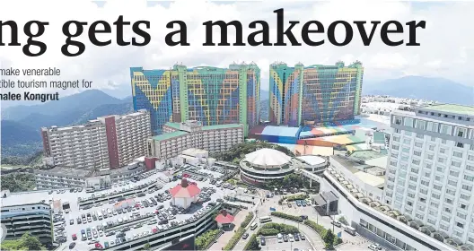  ??  ?? The colourful First World Hotel overlooks the expanding facilities at Resorts World Genting in Malaysia.