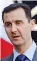  ??  ?? Bashar al-assad.