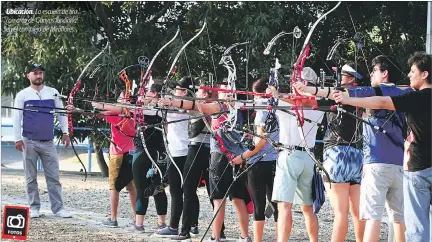  ?? FOTOS: GERARDO MENOSCAL / EXPRESO ?? Ubicación. La escuela de tiro con arco de Guayas funciona en el complejo de Miraflores.