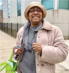  ??  ?? Phyllis Bynum (left) voted for Lori Lightfoot because “she said something like what [President Barack] Obama said when he was running. He talked about hope and the need for change.” Michael Haynes (right) cast his ballot for Toni Preckwinkl­e. “She helped out on the Laquan McDonald case . ... She stepped up, so I feel like she deserves my vote.”