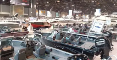  ?? DALE BOWMAN/FOR THE SUN-TIMES ?? The Chicago Boat, RV and Sail Show will kick off show season Jan. 9 at McCormick Place South.