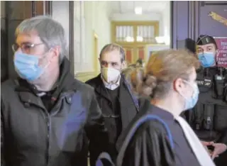  ?? EFE ?? El terrorista, a su llegada ayer al Tribunal de Apelación de París