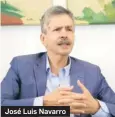  ??  ?? José Luis Navarro