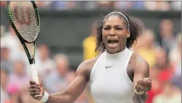  ??  ?? Serena Williams overtook Steffi Graf as the leading Grand Slam winner.
