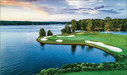  ?? PHOTOS COURTESY OF VISIT LAKE OCONEE ?? Great Waters Golf Course is regularly ranked among the country’s top 100 courses.