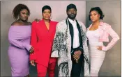  ?? PHOTO BY WILLY SANJUAN/INVISION/AP ?? Danielle Brooks, from left, Fantasia Barrino, Blitz Bazawule and Taraji P. Henson pose for a portrait to promote the film “The Color Purple” on Dec. 7, in Los Angeles.