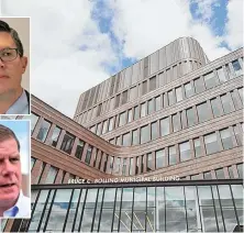  ?? HERALD FILE PHOTO ?? NEXT STEP: School Committee Chairman Michael Loconto, top left, and Mayor Martin J. Walsh, above left, both weighed in yesterday on the search for the next superinten­dent of Boston Public Schools, based at the Bruce C. Bolling Municipal Building, above.