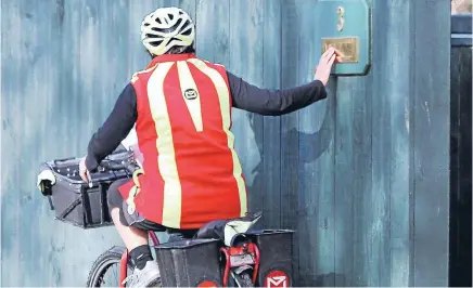  ?? Photo: FAIRFAX NZ ?? No helpers: Posties have to do their own runs without help from others, and the same applies elsewhere, even on stage.