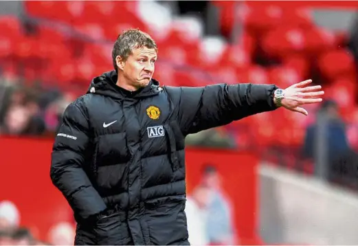  ?? — Reuters ?? Big ask: Manchester United interim manager Ole Gunnar Solskjaer has six months to prove himself worthy of a permanent offer at Old Trafford.