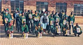  ??  ?? Segopotje Secondary School in Limpopo took part in a remotelear­ning project this week.