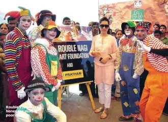  ??  ?? Rouble’s foundation hones the skills of poor children