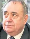  ??  ?? SEX CLAIMS Salmond