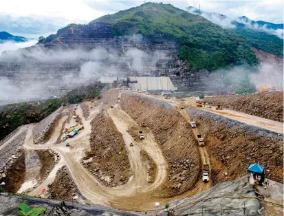  ?? FOTO JUAN A. SÁNCHEZ ?? El más reciente informe de EPM revela que el caudal del río Cauca por Puerto Valdivia está en 1.245 metros cúbicos por segundo (dentro de lo normal). La presa va en la cota 415