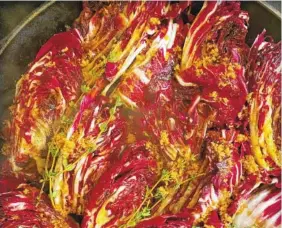  ?? LYNDA BALSLEV-TASTEFOOD ?? Balsamic braised radicchio