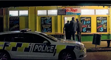  ?? PHOTO: DAVID UNWIN/STUFF ?? The violent robbery of the Rangiora Minimarket in Palmerston North sparked Manawatu¯ dairy owners into action.