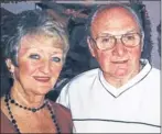  ??  ?? TRAGEDY: Judith Laing and her husband Andrew, who says her death in hospital was caused by ‘neglect’.